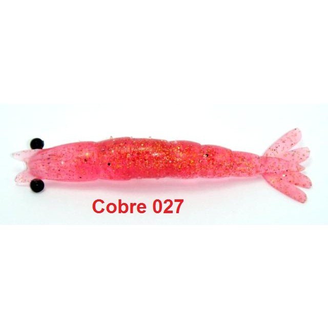 Camarão Monster 3X G 9cm cor:038(Ultra Red) c/3un