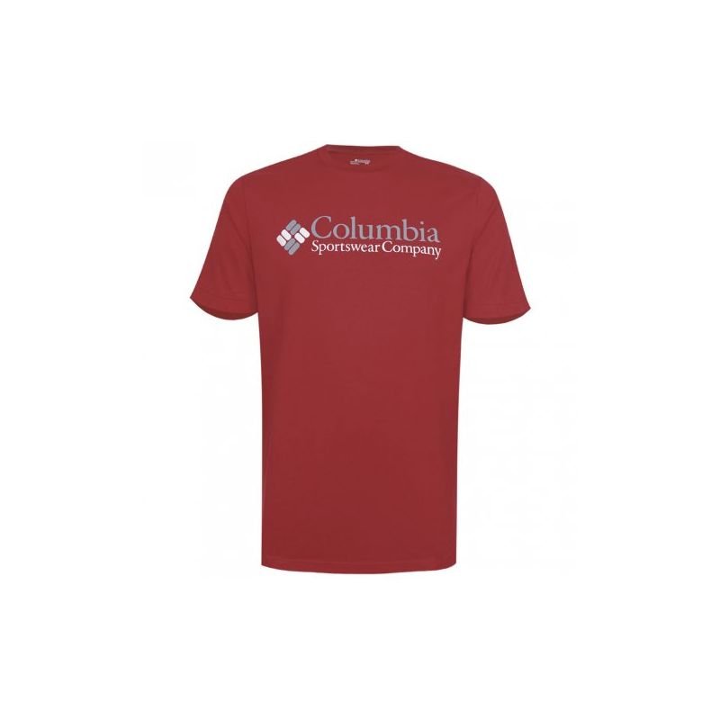 Camiseta COLUMBIA MC CSC Brand Retro Vinho T:G 320461/664
