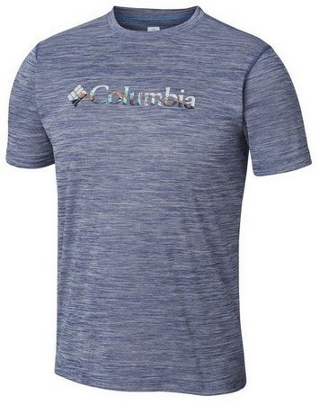Camiseta COLUMBIA MC Zero Rules Short Sleeve Azul Mescla T:M AM6463/471