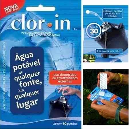 Clorin 1mg Potalizador de água Crt.10un