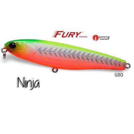 Isca Fury Fishing Ninja 85 8,5cm 9g Cor:GBO
