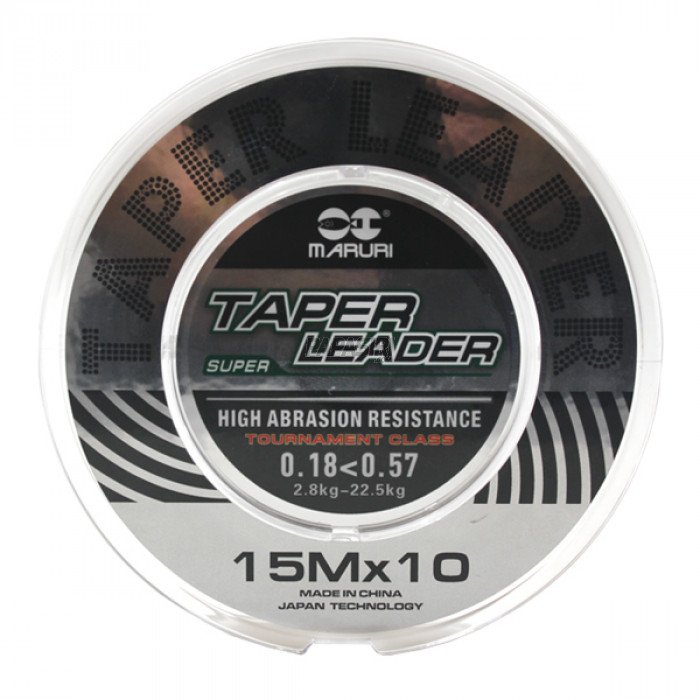 Leader Progressivo Maruri Taper Leader 10X15m 0,18x0,57mm Clear