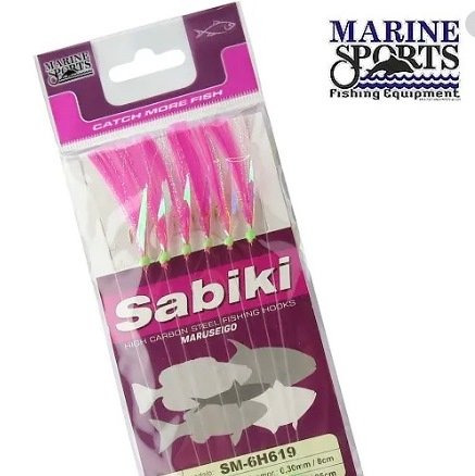 Sabiki Marine Sports SM-6H619 6 Rosa