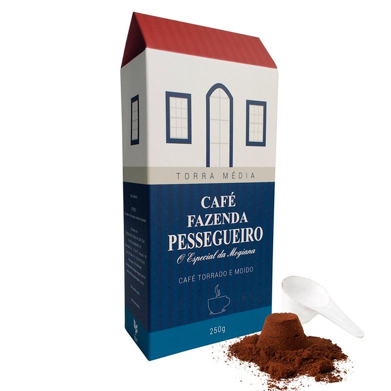 Café Fazenda Pessegueiro Torrado e Moído - 250g