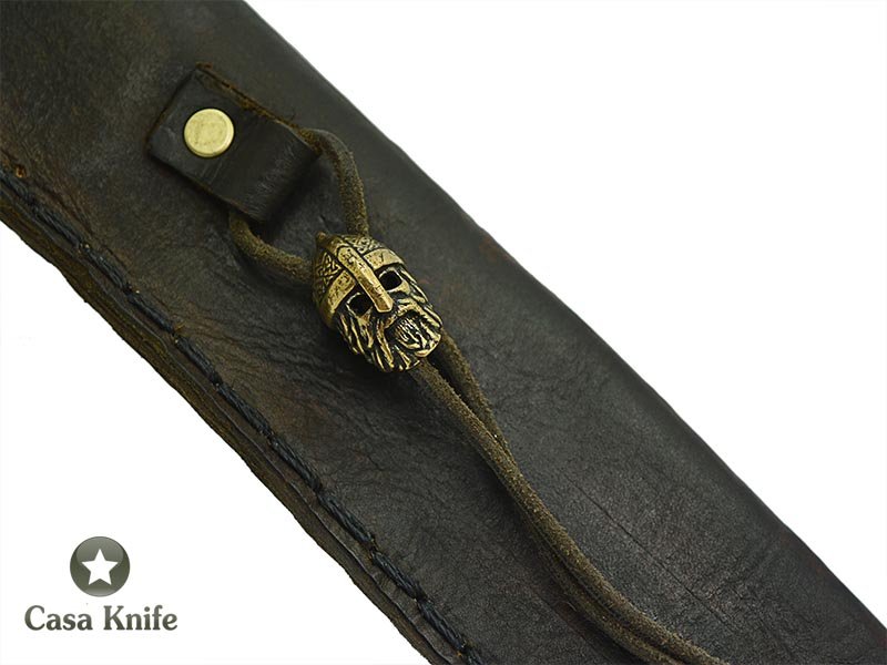 Adelar Filippon faca bowie para colecionador forjada em aço damasco. Empunhadura em madeira de Louro Freijó , 35 cm.