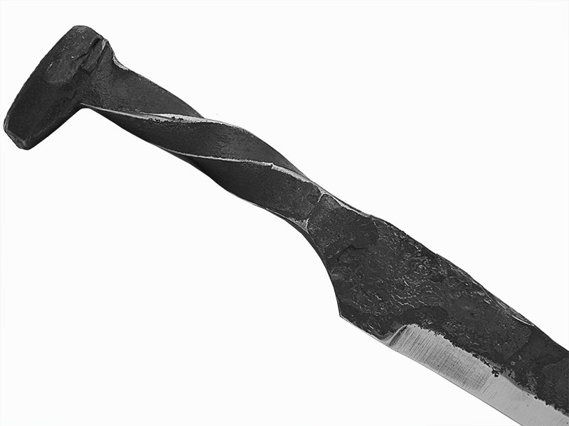 Adelar Filippon faca de prego trilho de trêm, 29 cm