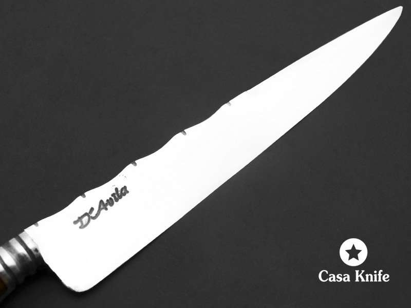 Cutelaria D Avila faca para colecionador em aço carbono com empunhadura em guajuvira 28 cm