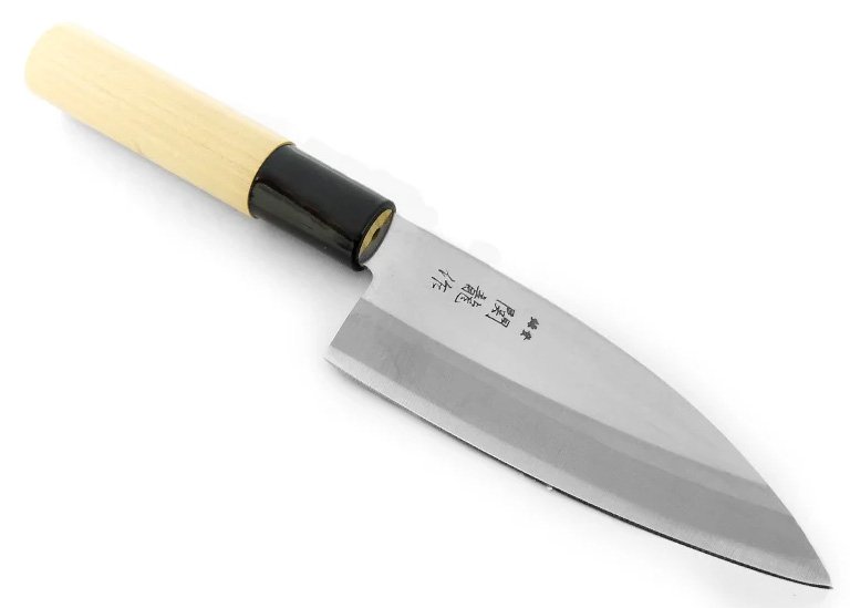 Linha para cozinha - Sekiryu faca em aço inoxidável com empunhadura em madeira 22 cm