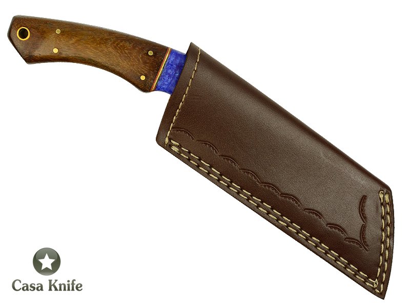 Magnifica faca Karambit Brut Forge para colecionador forjada em aço 1095. Empunhadura em pakkawood e aluminite 19 cm.