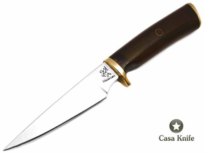 Montecristo faca para colecionador em aço D2 com empunhadura em madeira de Guajuvira 24 cm