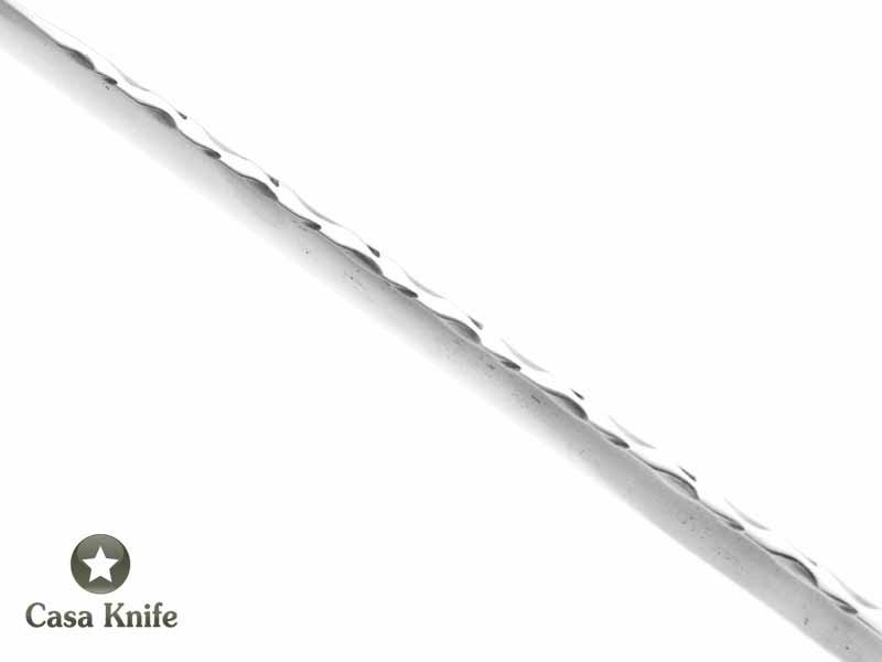 Sabre faca para colecionador em aço 5160 com empunhadura em madeira de guajuvira 42 cm