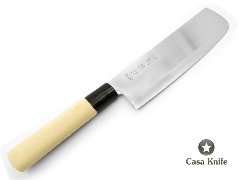 Sekiryu faca em aço inoxidável com empunhadura em madeira 29 cm