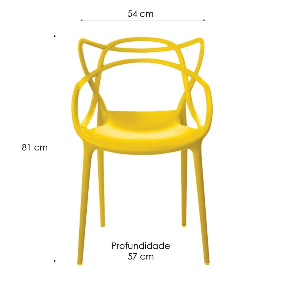 Cadeira Allegra - Amarela