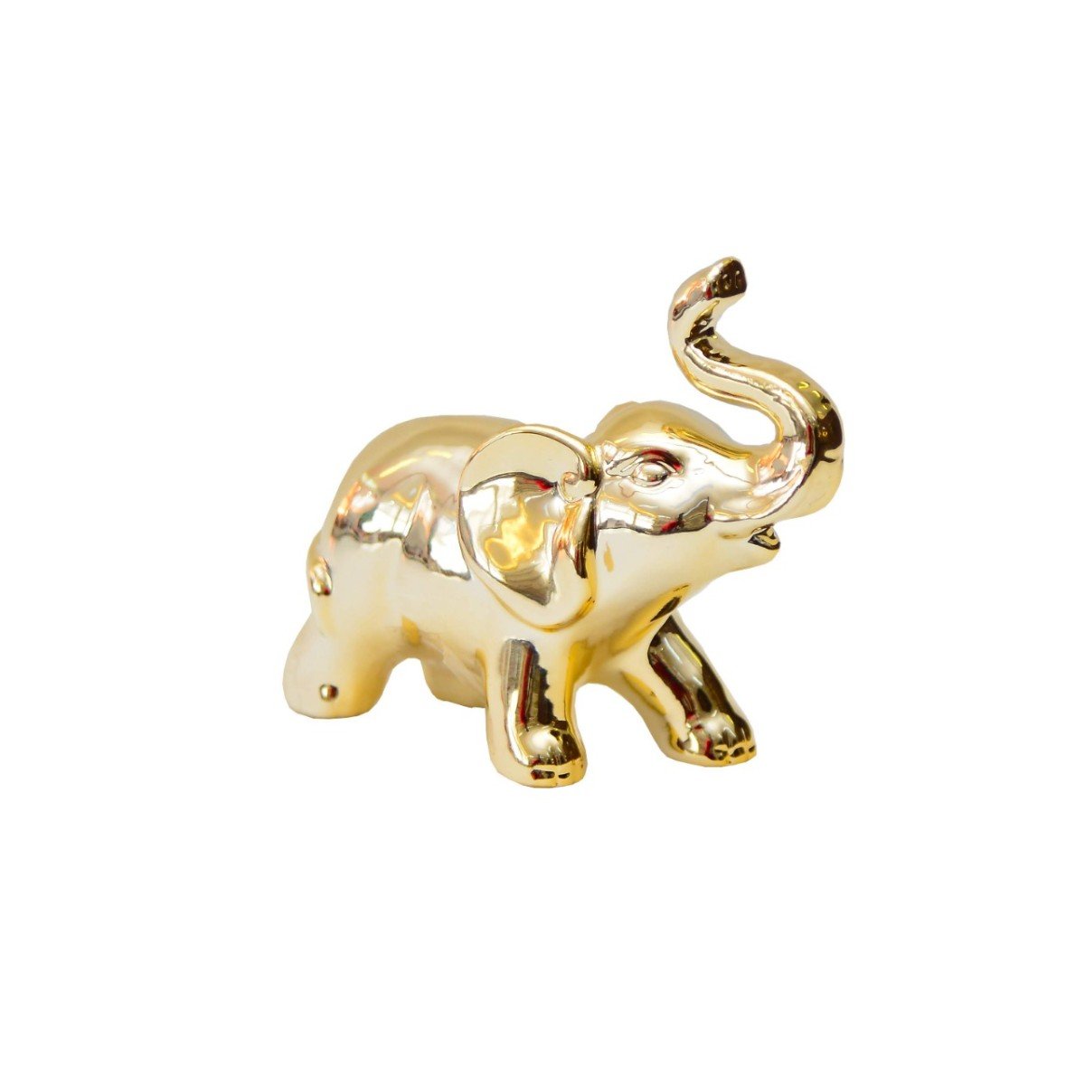 Elefante Decorativo Dourado - P
