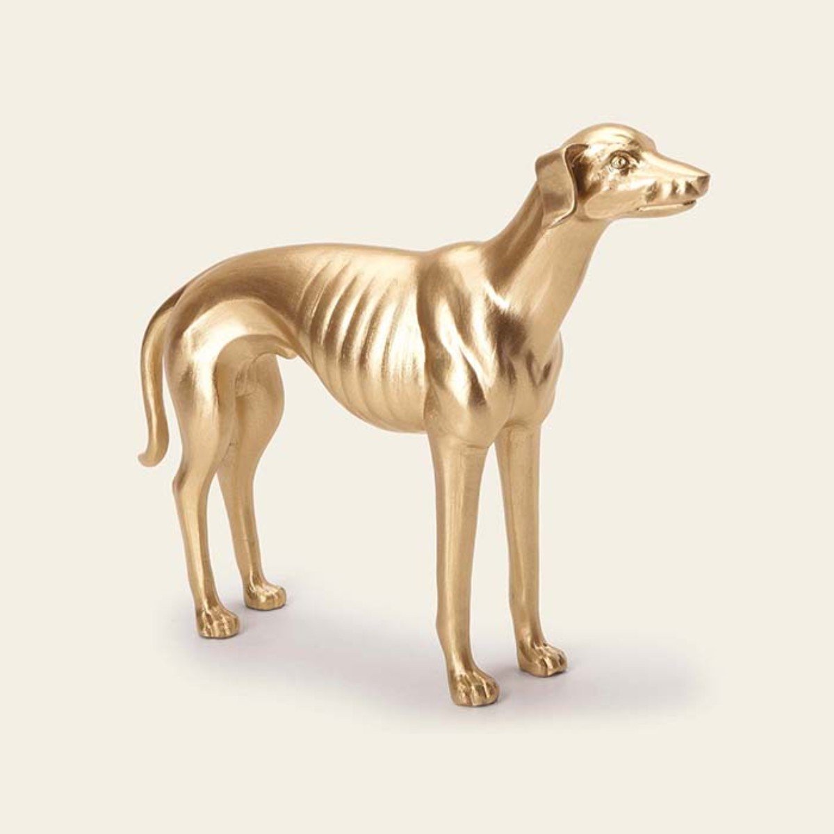 Escultura Cachorro Em Poliresina 23x6x20cm