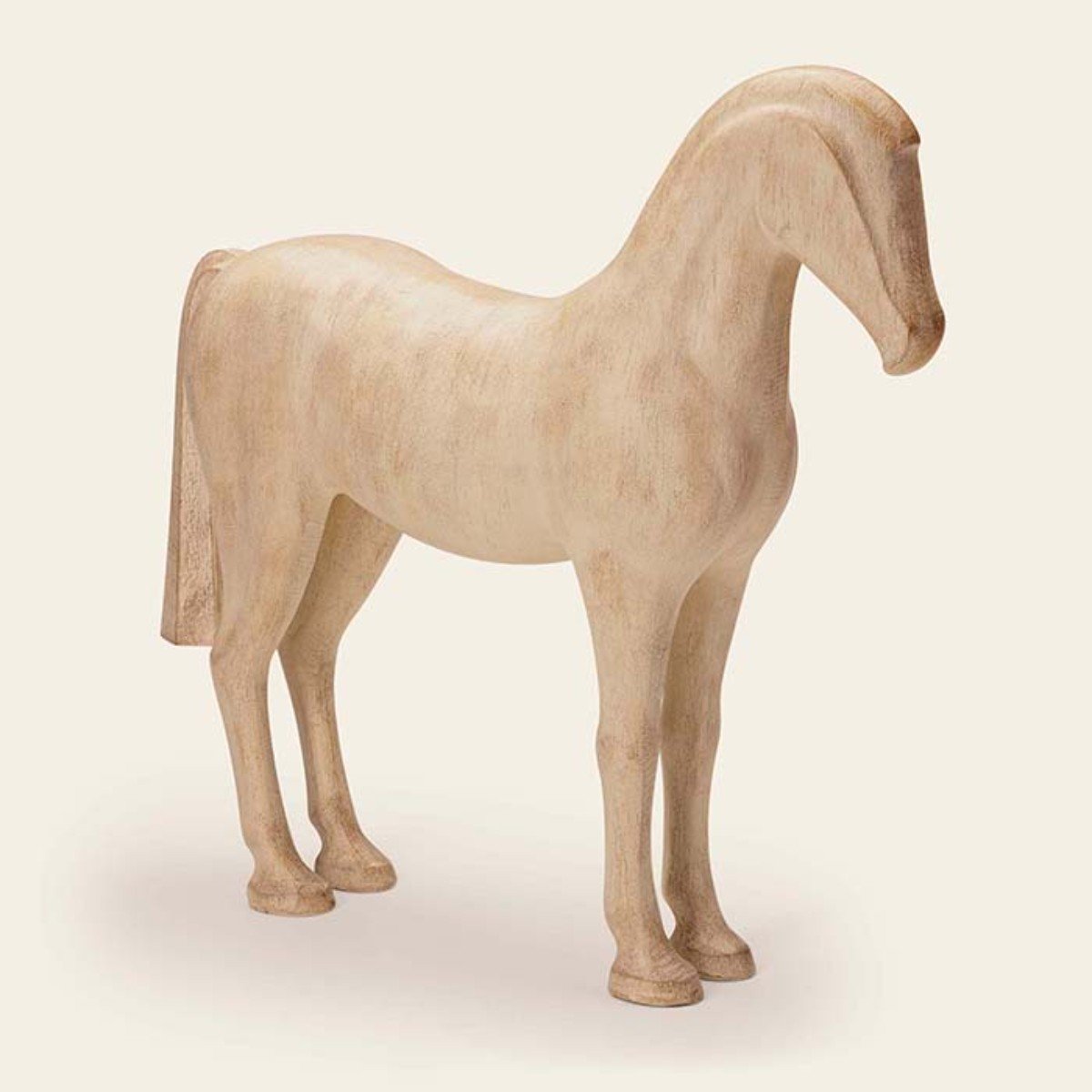 Escultura Cavalo Em Poliresina 37x11x35cm