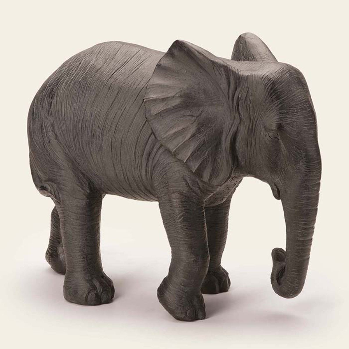 Escultura Elefante Em Poliresina 33x14x26cm