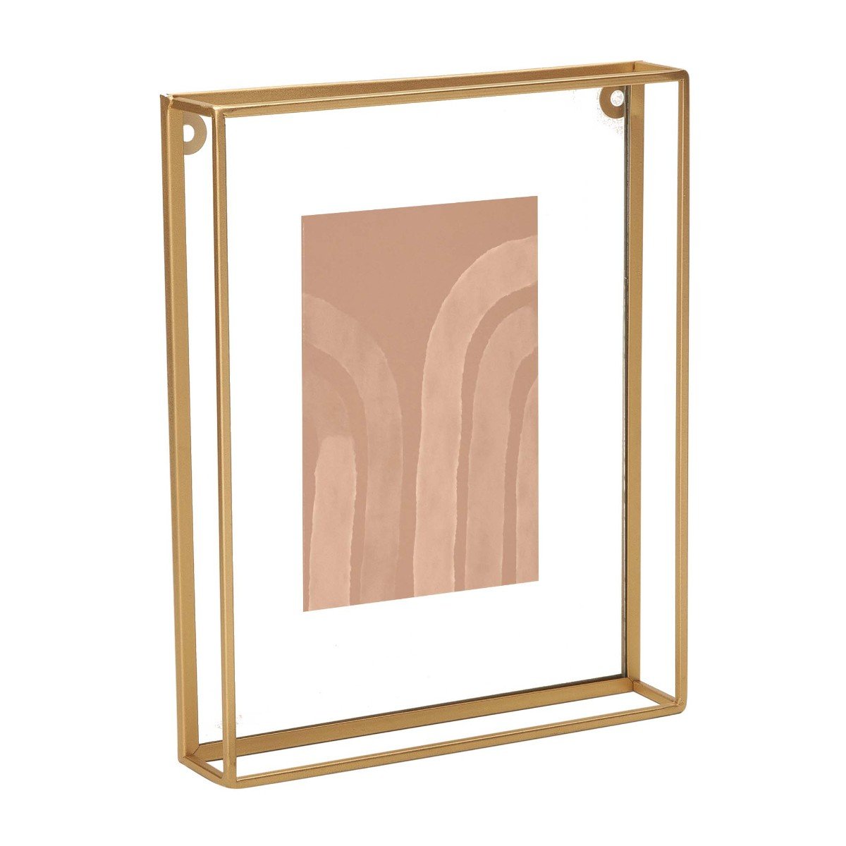 Porta-Retrato Em Metal Dourado– 15X20