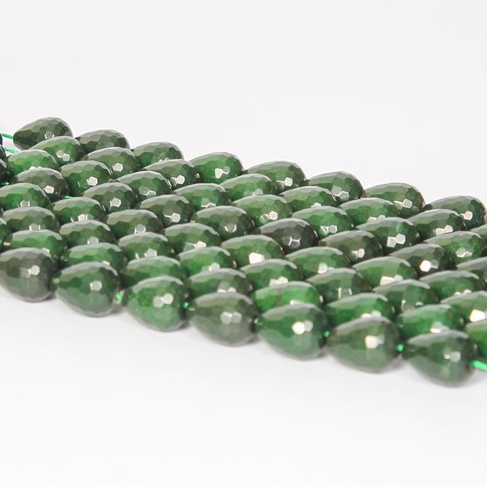Jade Verde Gota Fac 15x20mm