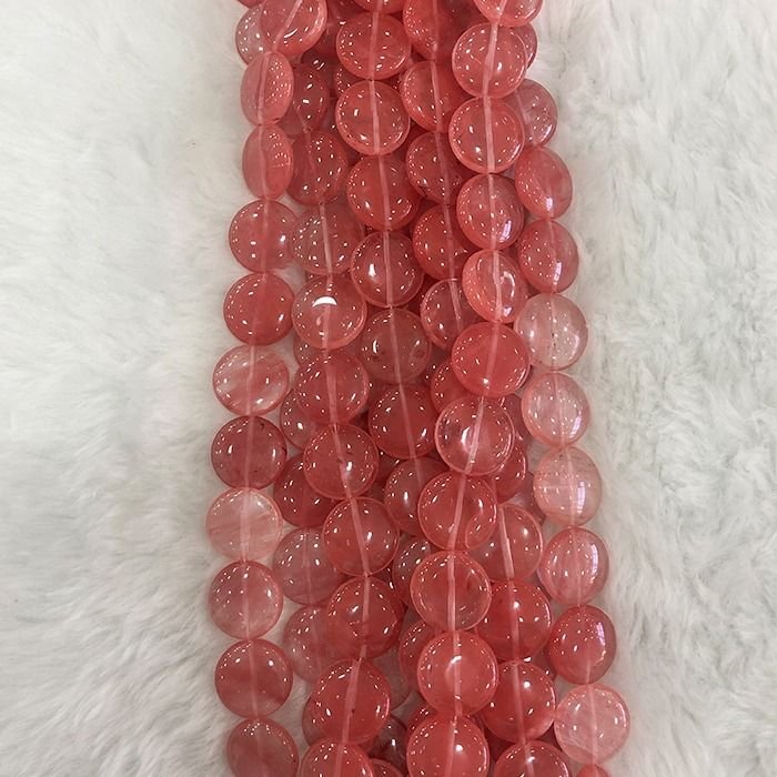 Quartzo Cherry Moeda 20mm