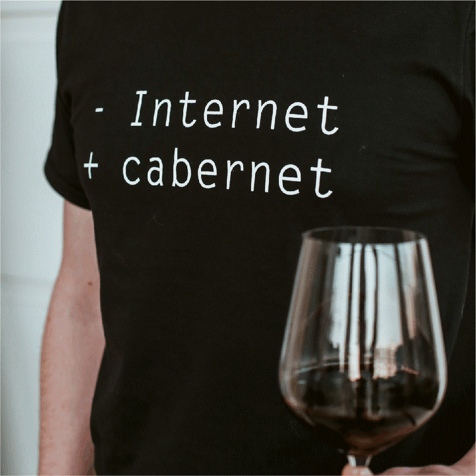 Camiseta - Internet + Cabernet – By Enoteca da Maika (Masculina)