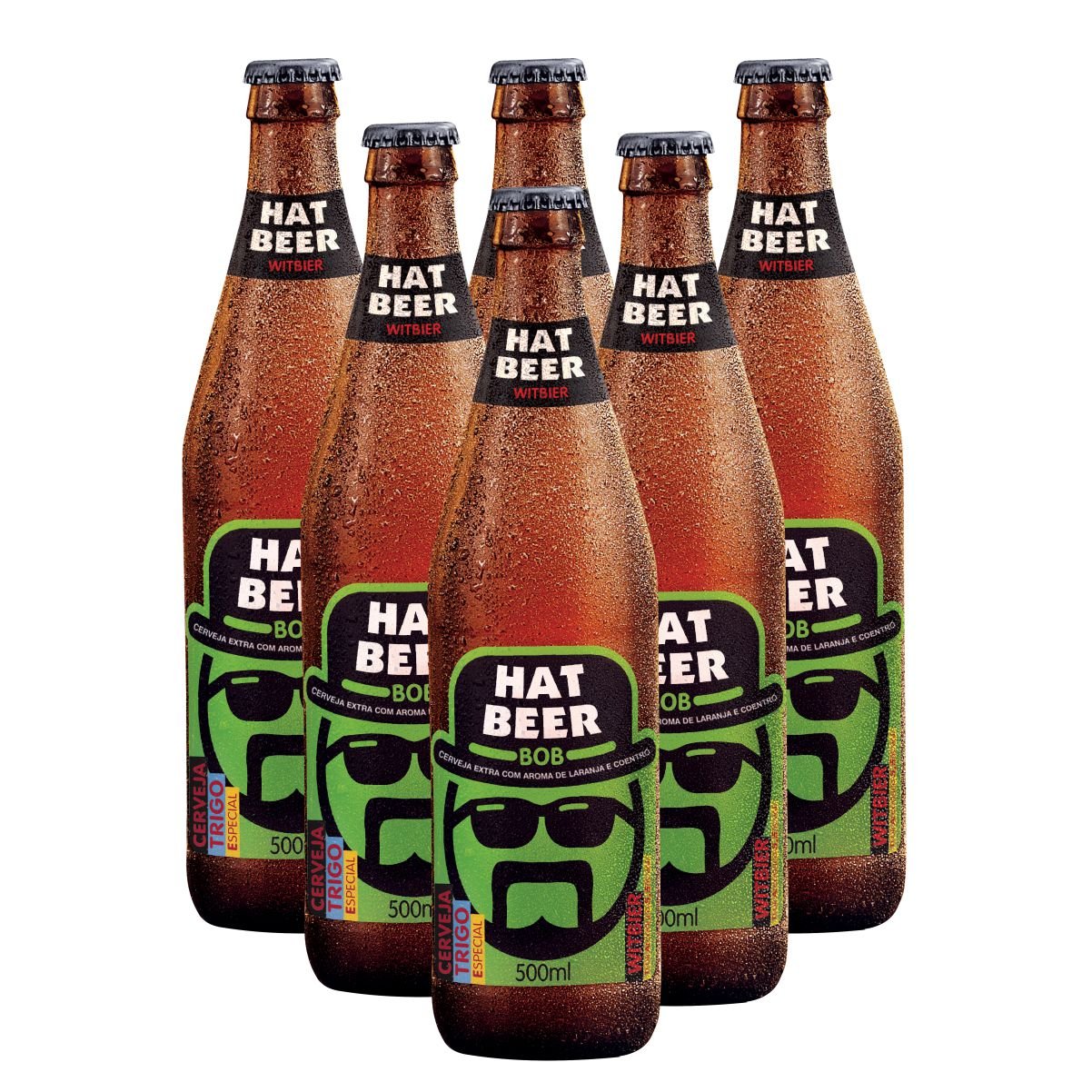 Cerveja Hat Beer Witbier 500ml - Cx c/ 6 unidades