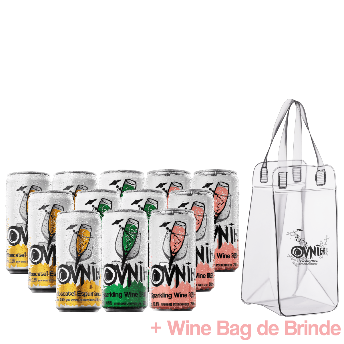 Combo OVNIH 12 latas + Wine Bag de Brinde