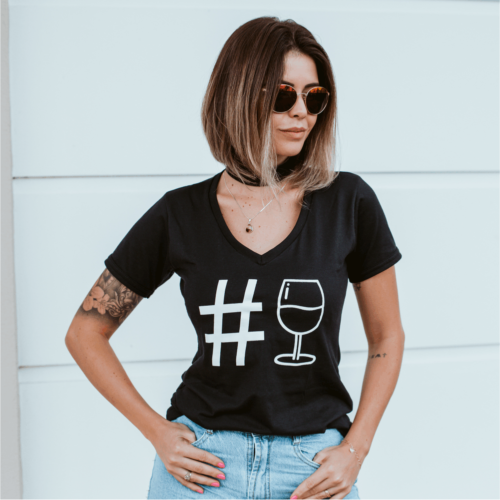 T-shirt #vinho – By Enoteca da Maika
