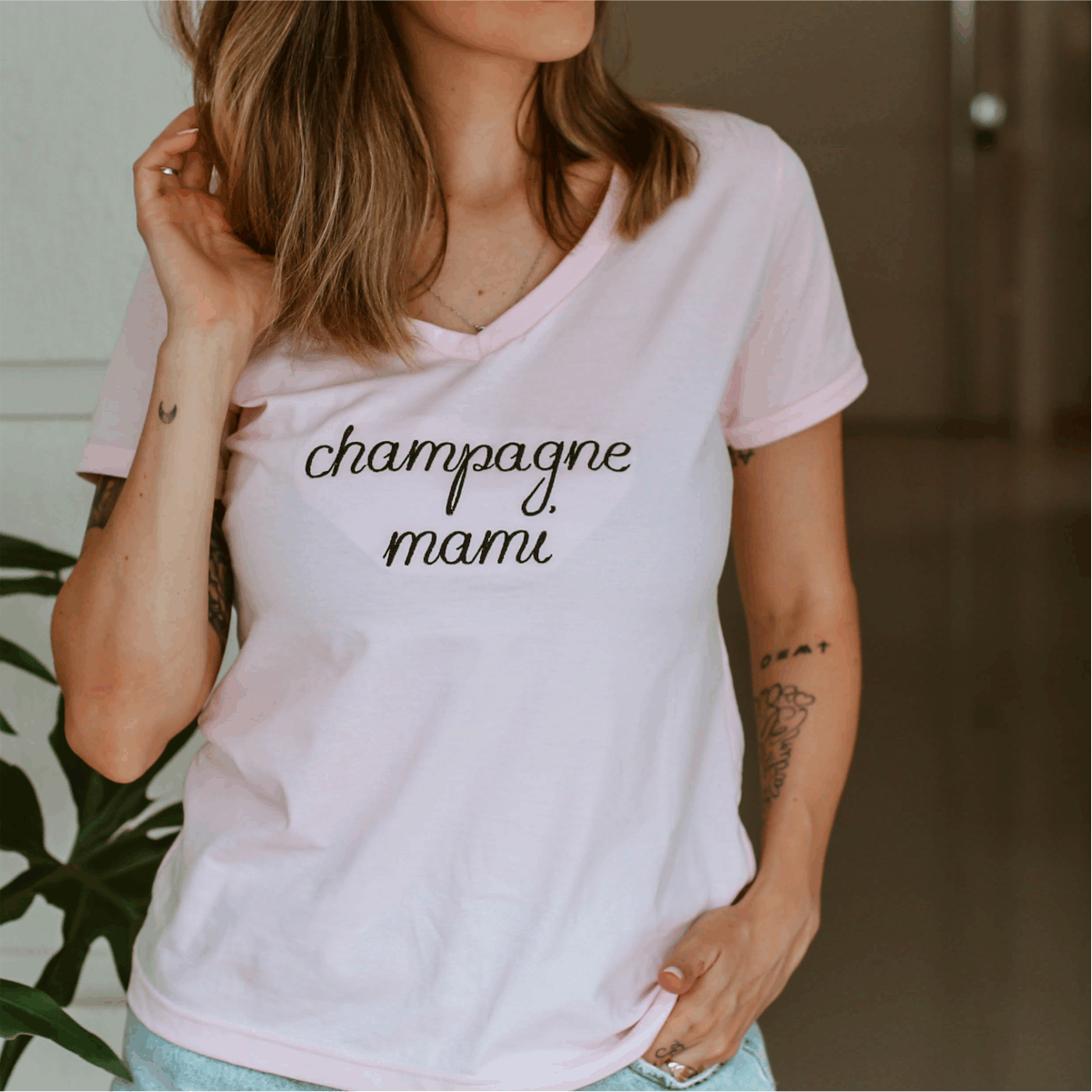 T-shirt Champagne Mami - By Enoteca da Maika