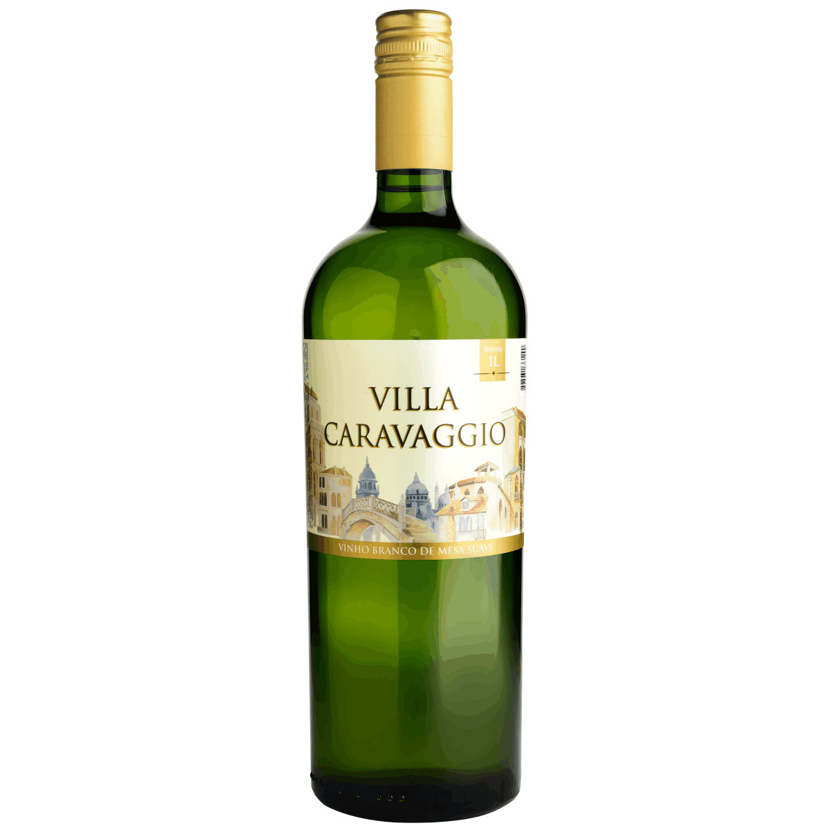 Vinho Branco de Mesa Suave 1L Villa Caravaggio