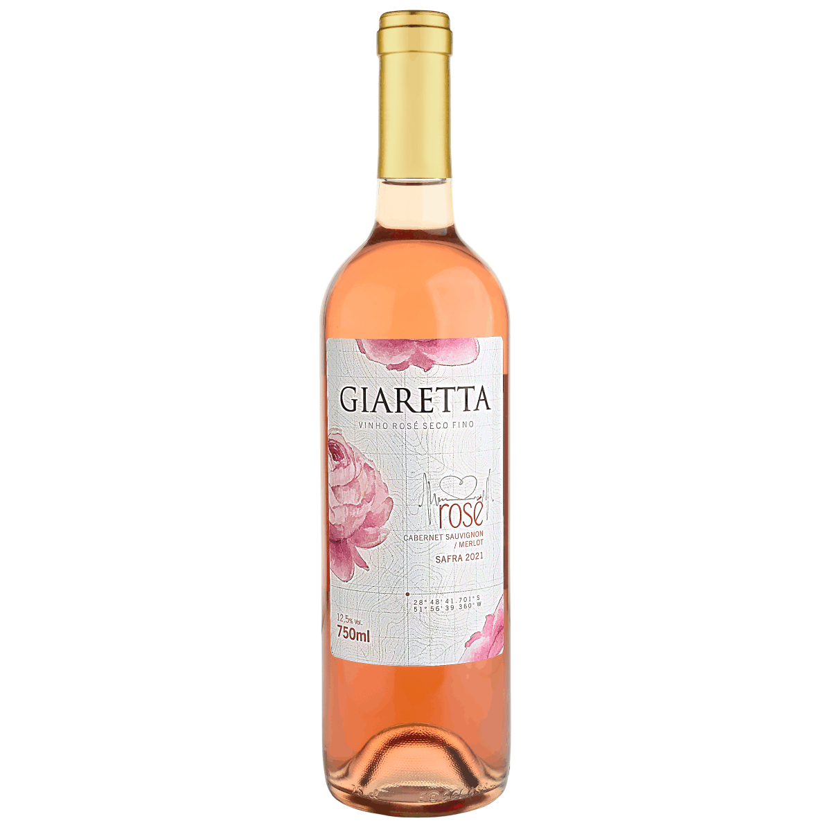 Vinho Rosé Seco Fino Cabernet Sauvignon/Merlot 750 ml Giaretta