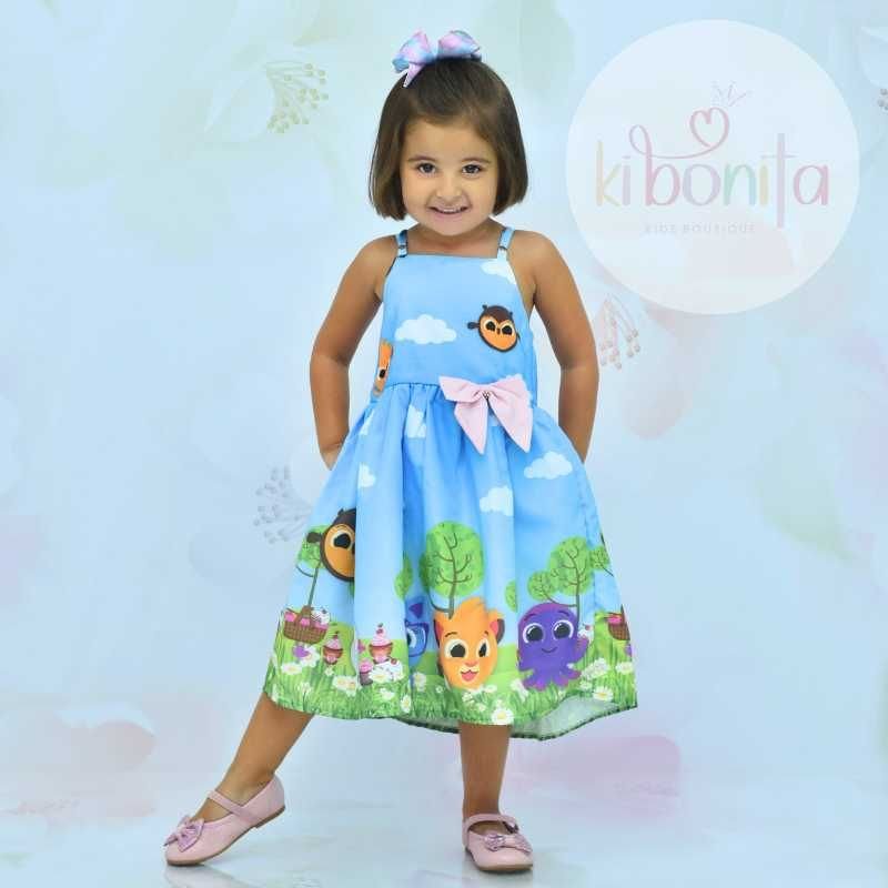 KI BONITA KIDS - Vestido Infantil Princesa Sofia