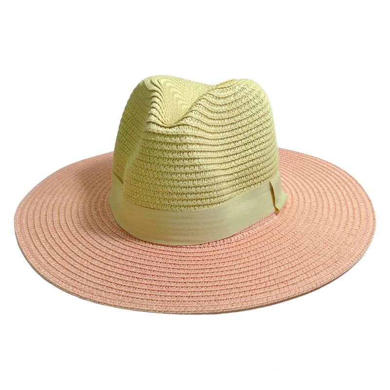 Chapéu de Palha com Rosa - Moda Praia