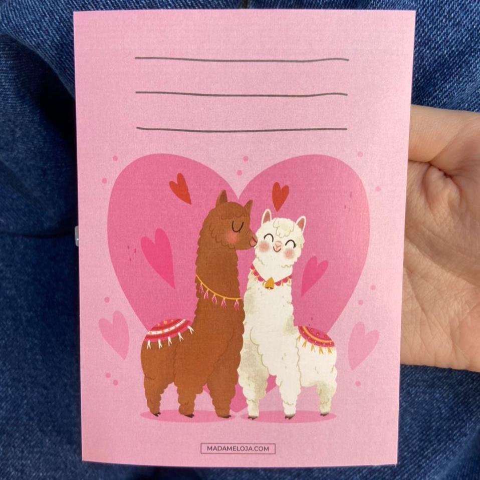 Cartão romântico, impresso, 10x14cm - Chamego