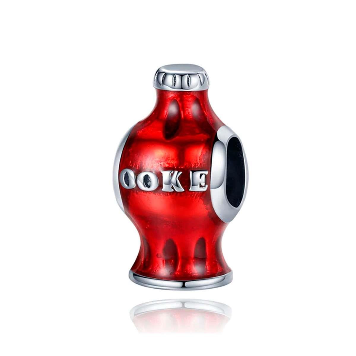 Berloque de Prata 925 Coca Cola