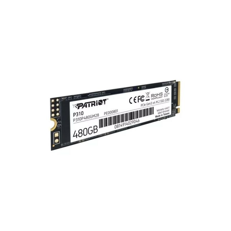 SSD PATRIOT P310 M.2 PCIE GEN3 X4 480GB 2100MB/S P310P480GM28