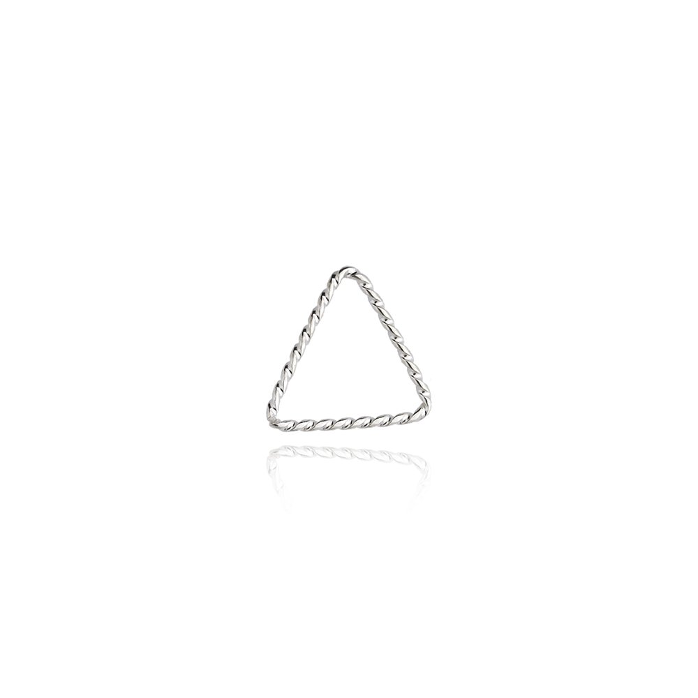Piercing Nariz Triangulo Prata 925