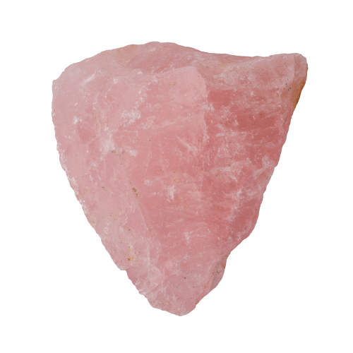 Fotografia da pedra Quartzo rosa bruta