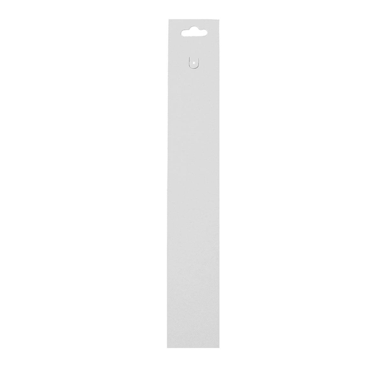 Cartela Para Pulseira 23X3,5 cm Retangular Pacote com 100 Un - Branco
