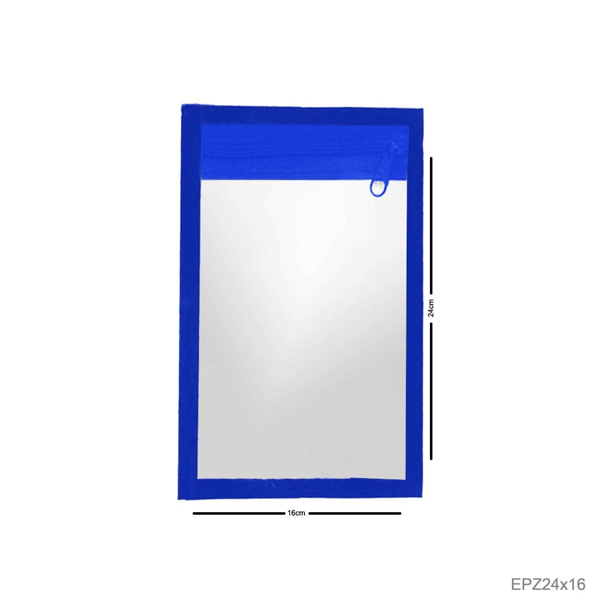 Envelope Plástico Com Zíper 24x16 Vertical
