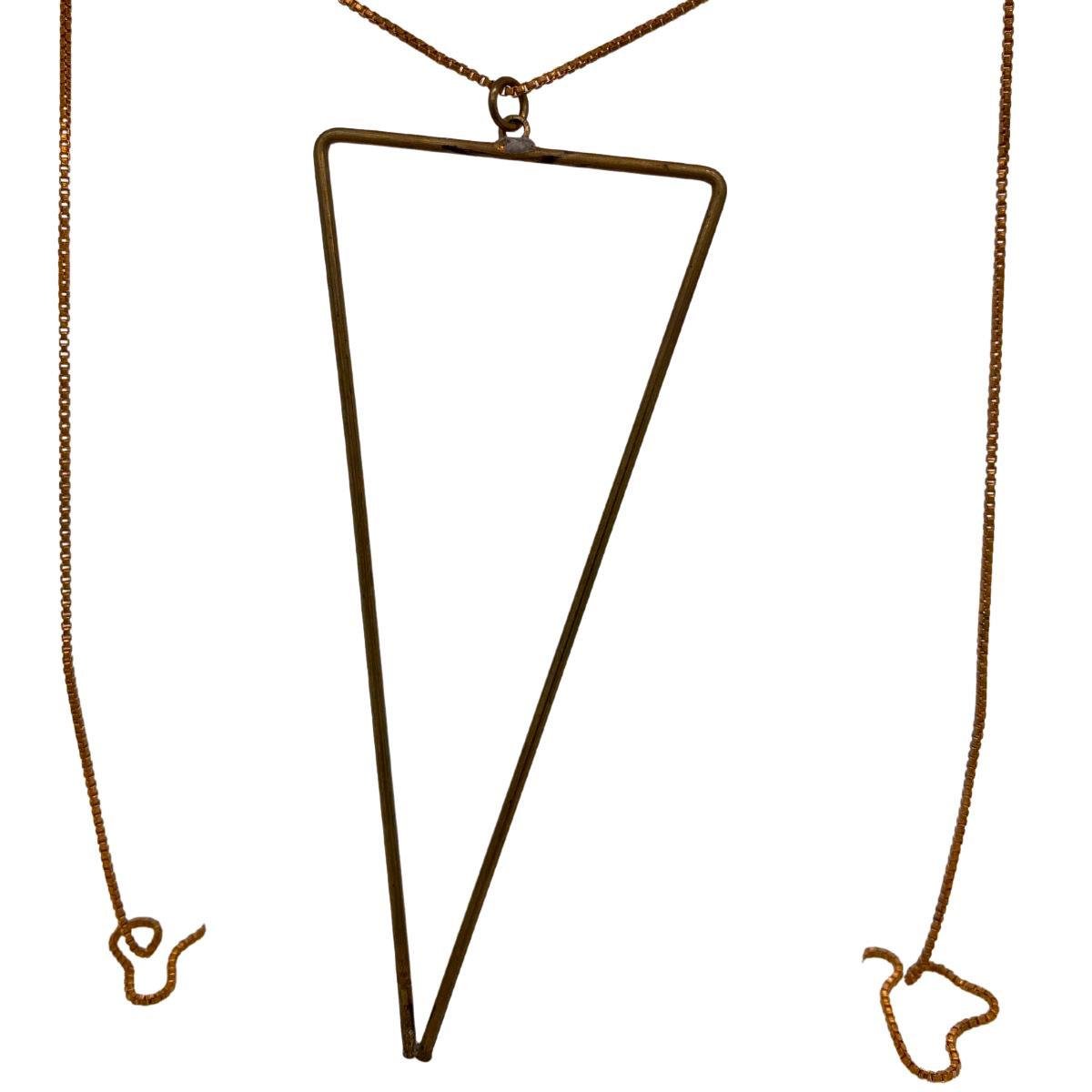 Colar Triângulo (sem banho) 