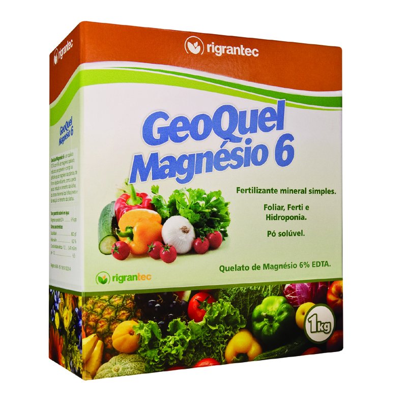 GeoQuel Magnésio 6 EDTA - Fertilizante com 6% de Magnésio quelatizado com EDTA