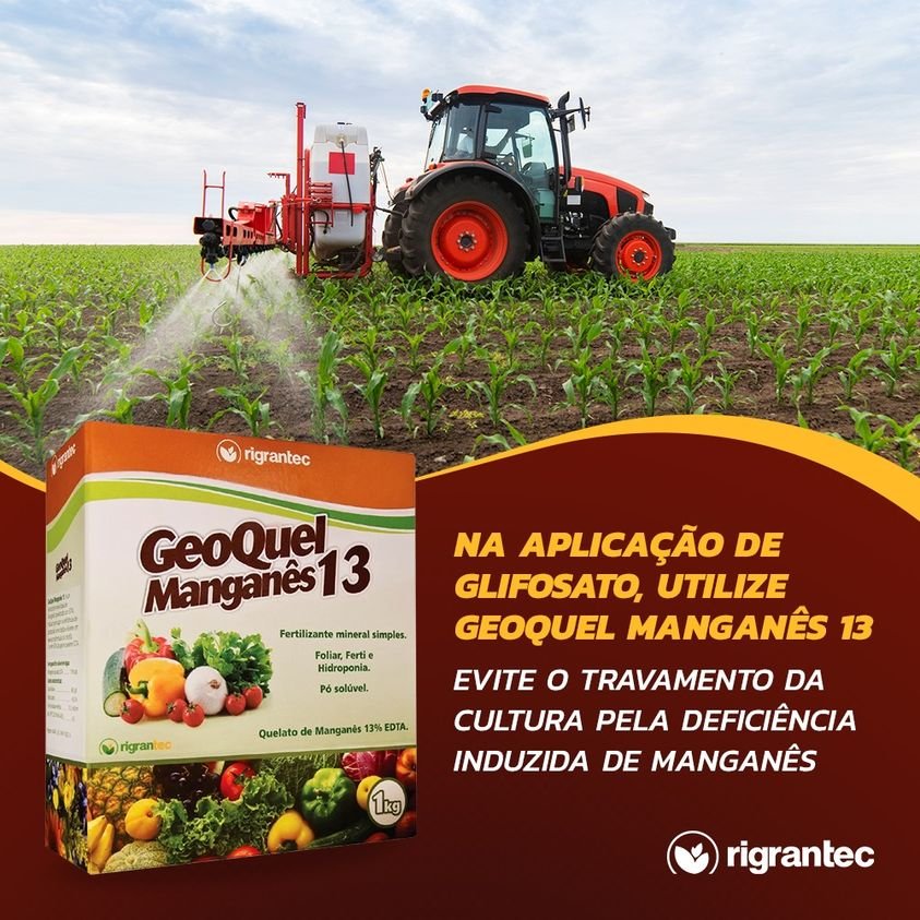 GeoQuel Manganês 13 EDTA - Fertilizante com 13% de Manganês quelatizado com EDTA