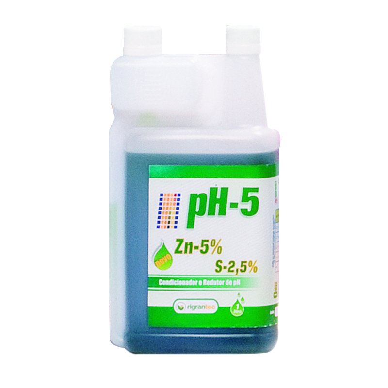 pH-5 Zn - Adjuvante redutor de pH para caldas de pulverização agrícola