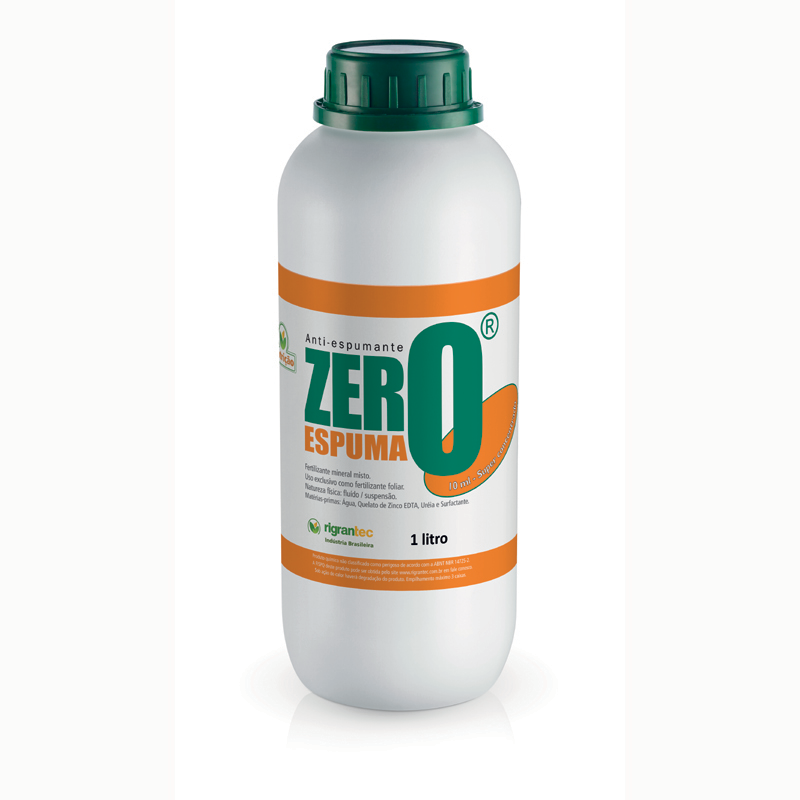 Zero Espuma - Adjuvante redutor de espuma para caldas de pulverização