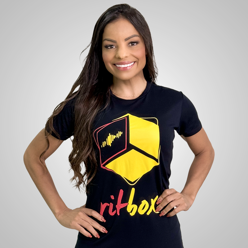 Camiseta Ritbox Cubo Amarelo