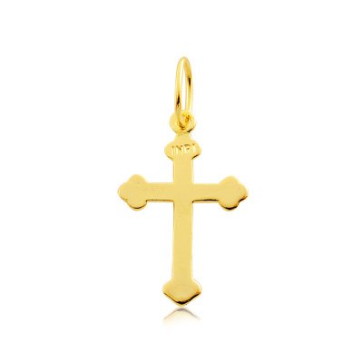 Pingente cruz em ouro