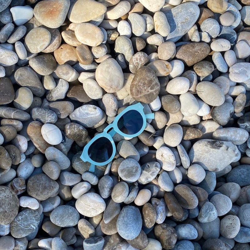 Óculos de sol redondo Sienna - Azul claro