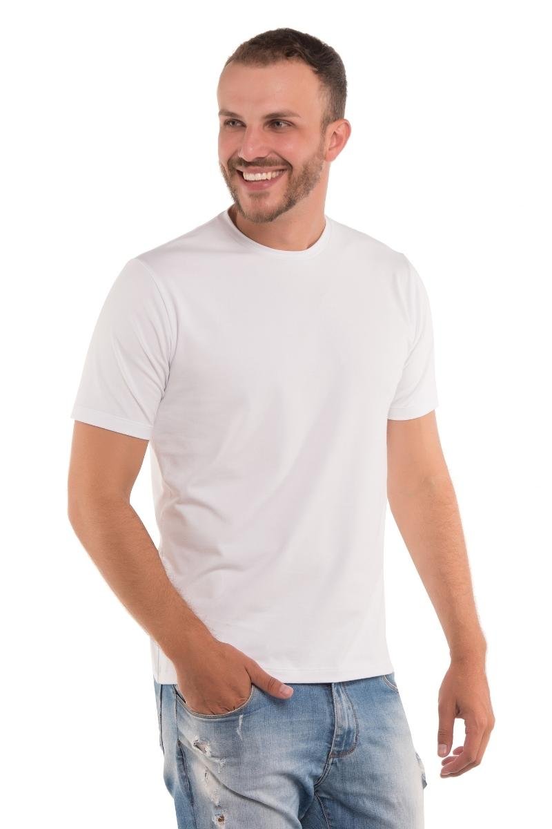 Camiseta Clássica Manga Curta Branca