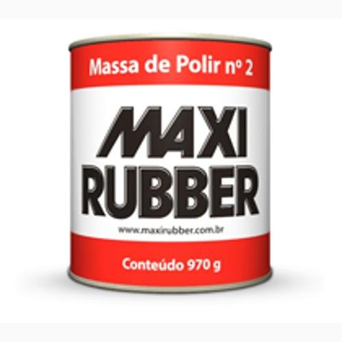 MASSA POLIR Nº2 970ML BASE SOLVENTE MAXI RUBBER (38458)